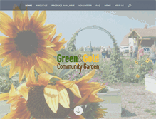 Tablet Screenshot of greengoldgarden.com